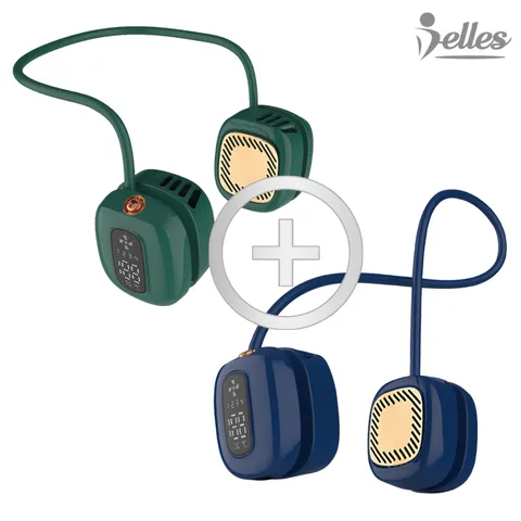 [2022년 신형!]벨레스 포켓팬 윈디 넥밴드 선풍기 1+1세트