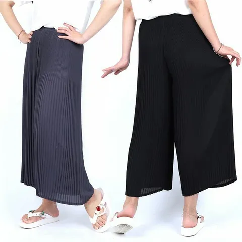 [하프클럽/노블진]노블진 여성플리츠팬츠 플리츠바지 찰랑바지 아이스 편한 여름몸빼바지 여성통