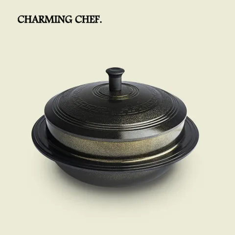 차밍셰프 황금 가마솥 24cm 가정용 미니 가마솥 세라믹코팅 가마솥밥 +할인쿠폰