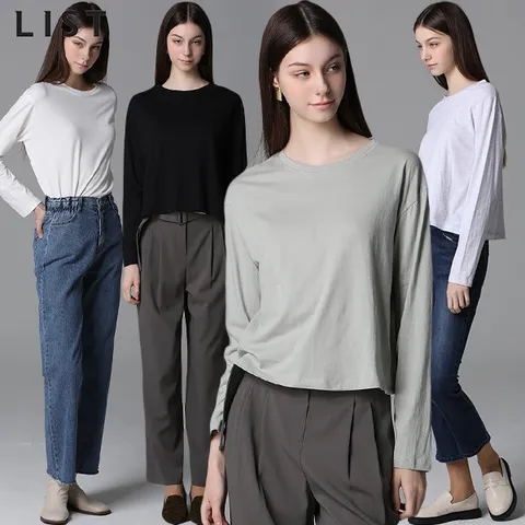 [리스트(LIST)] 코튼 라운드넥 티셔츠 +할인쿠폰