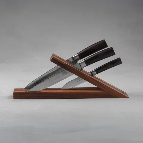 알텐바흐 VG10 다마스커스 나이프 과도 식도 주방칼 3종세트+탄화티크칼블럭 +할인쿠폰