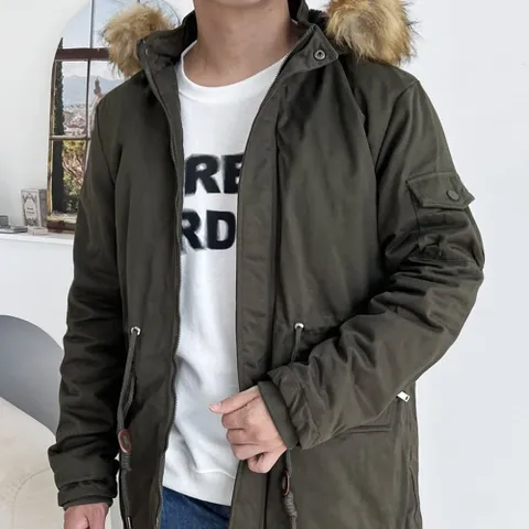 자켓 재킷 점퍼 야상 털 안감 후드 지퍼 포켓 남성 겨울 +할인쿠폰