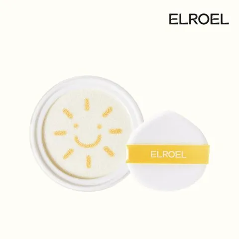 [★영유아 사용가능★ 온가족 자외선차단 엘로엘로 끝!]엘로엘 2025 최신상 옐로우 팡팡 BIG 선쿠션 S9 리필 단품(리필25g*1개)