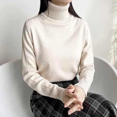 [sado]여성 빅사이즈 데일리 부드러운 목폴라니트 WF3005 +할인쿠폰