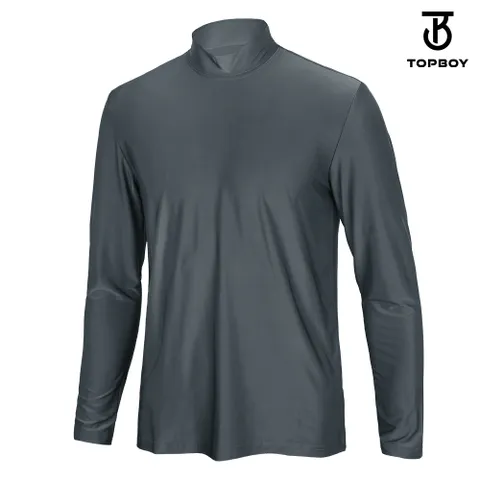 [탑보이] 남자 쿨 스판 기능성 반목 긴팔 티셔츠 (WPA014)