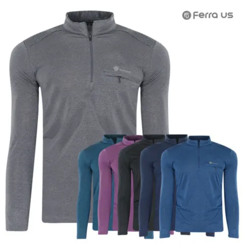 보스케남성 봄 여름 아웃도어 반집업 캐주얼 긴팔 티셔츠 190523M10