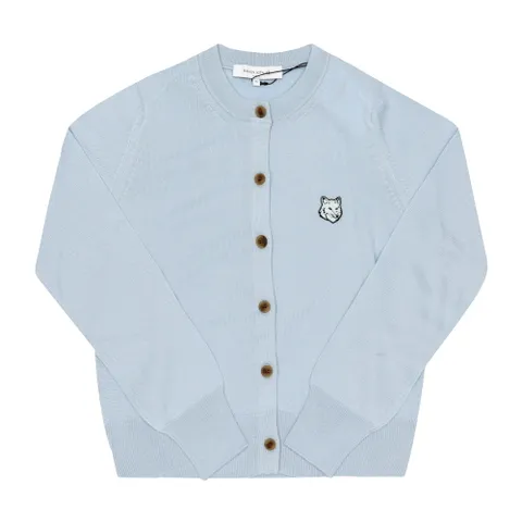 [메종키츠네] 여성 볼드 폭스 헤드 패치 가디건(MW00508KT1036 0142) +할인쿠폰