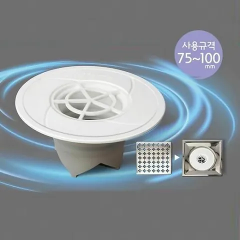 와인앤쿡 하수구 실리콘 배수트랩(대) 1개 +할인쿠폰