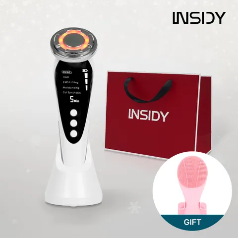 인사이디 고주파 갈바닉 마사지기 뷰티디바이스 홈케어 피부 탄력 리프팅 진동클렌저 IFC-10 - 현대Hmall