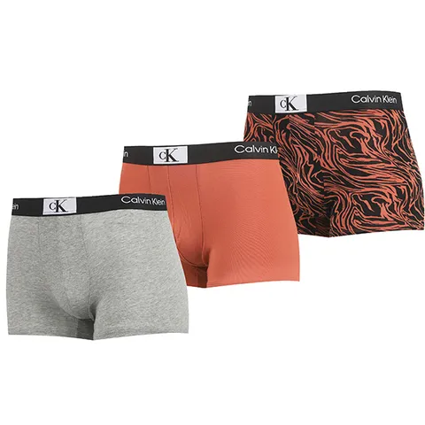 [정품] 캘빈클라인 CK 언더웨어 트렁크 3팩 남자팬티 (B3528E-MRW) - 현대Hmall