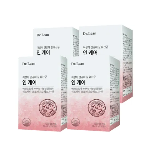 [닥터린] 리스펙타 질 유산균 인케어 30포 x 4박스 +할인쿠폰