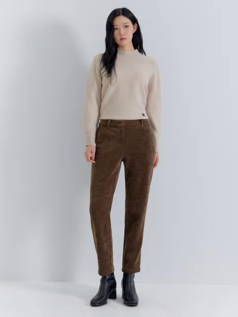 [지센] 저지 코듀로이 배기 팬츠 LSPTPB55_DB +할인쿠폰