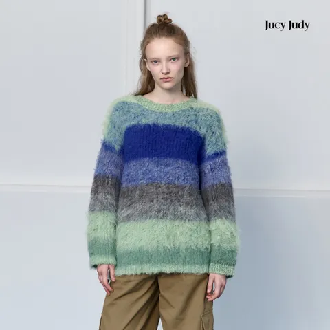 [쥬시쥬디] 그라데이션오버핏니트풀오버 JYKT722P +할인쿠폰