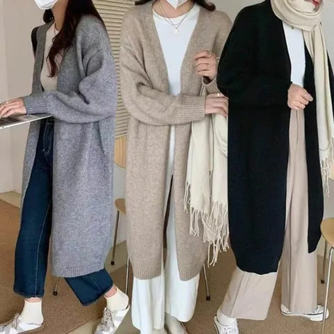 가디건 카디건 로브롱가디건 로브가디건 롱가디건 엉덩이덮는기장 +할인쿠폰