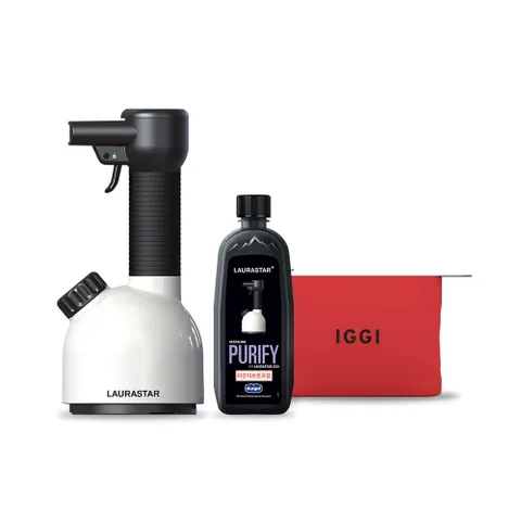 로라스타 이기(IGGI) 스티머 (화이트) 스위스프리미엄 스티머+전용파우치+석회질 제거제