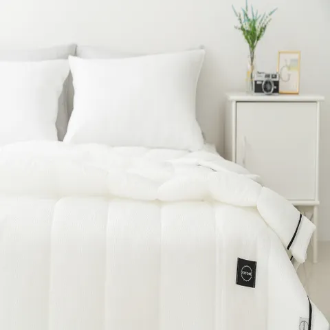 스노우 리플 솔리드 소유 여름이불침구세트풀세트 K (킹사이즈)