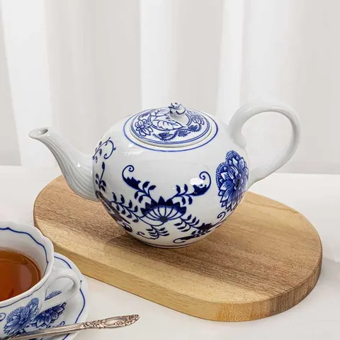 체스키포슬란 쯔비벨무스터 티포트 0.65L J665