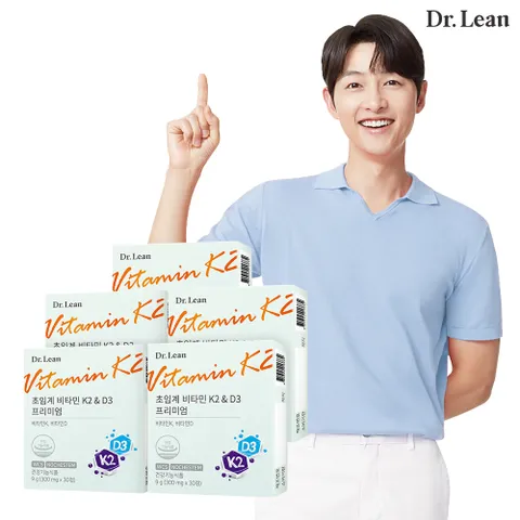 [닥터린] 초임계 비타민K2+D3 프리미엄 30정 x 5박스 +할인쿠폰