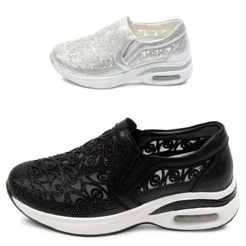 [하프클럽/까미에뮤즈]kami et muse 글리터링 매쉬 슬립온_KM24s114-1