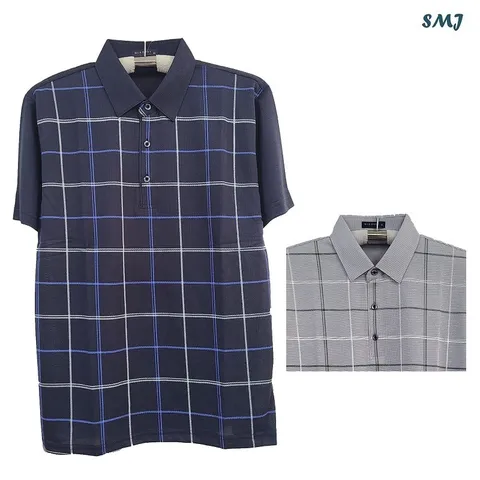 SMJ1735 남자 반팔 카라 티셔츠 인견 중년 남성 반팔티셔츠 +할인쿠폰