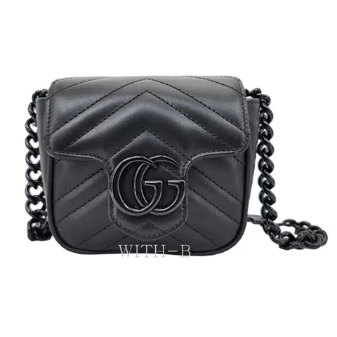 (전시상품/쇼핑백증정)[GUCCI]구찌 GG마몽 마틀라세 미니 벨트백 739599 UM8KV 1000