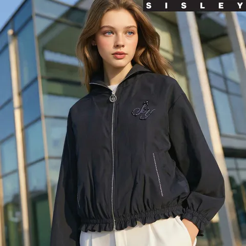 시슬리 SISLEY 26SS 썸머 시어 후드 블루종 +무이자5개월