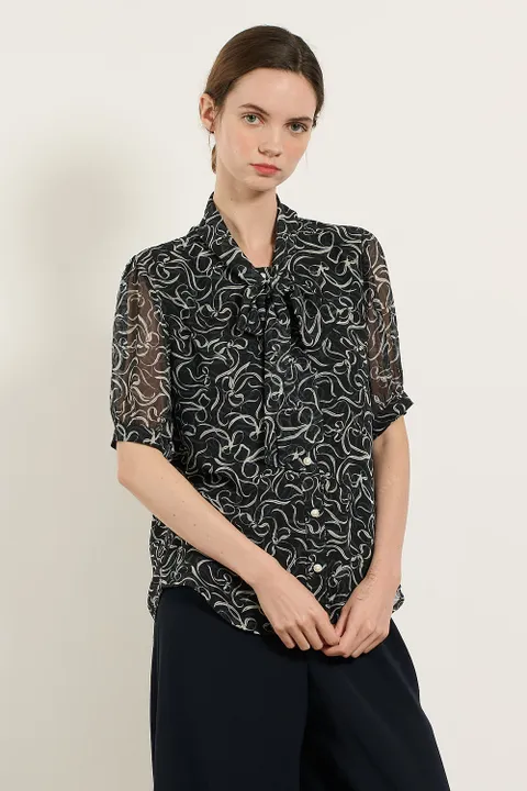 [현대백화점] [구매고객 예쁜 BCBG 로고 양말 20만원이상 3개 30만원 이상 4개 증정][BCBG] 리본 B/L B5F7B429 (사은품증정)