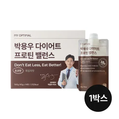 [1주분/1일2팩] 박용우 다이어트 프로틴 밸런스 14팩 (1박스)