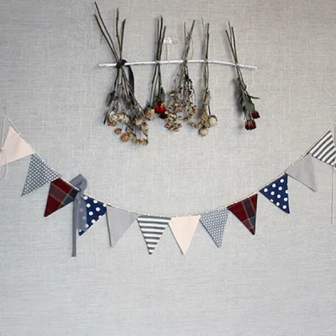 아트박스/아뜰리에소원 {패브릭 가랜드 세트 }스위트 문 나이트(12ea) + 쉬폰 리본