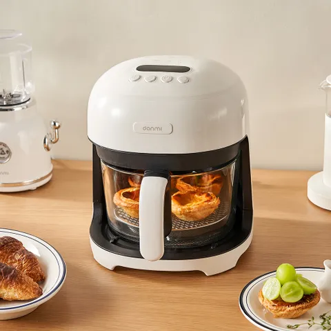 단미 글라스 쿠킹 유리 바스켓 미니 에어프라이어 3.5L DA-AF03