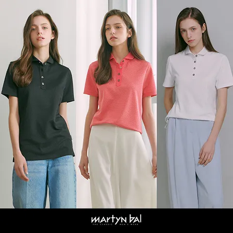 [단품]마틴발 MARTYNBAL 여성 시어서커 엠보텍스쳐 카라셔츠 1종 +무이자3개월
