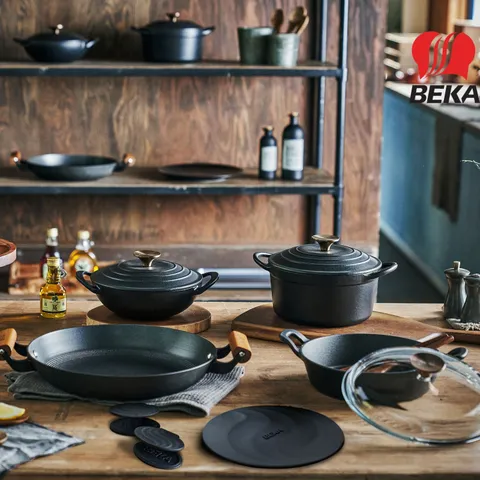 [H몰전용] 베카 시즈닝 무쇠냄비 풀세트  +무이자8개월