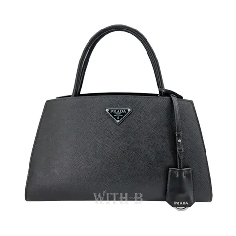 (쇼핑백증정)[PRADA]프라다 사피아노 삼각로고 토트백 1BA327 2EVU F0002