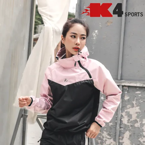 K4스포츠아몸디 땀복 트레이닝복 바람막이 운동복 헬스 다이어트땀복 상의(B01)