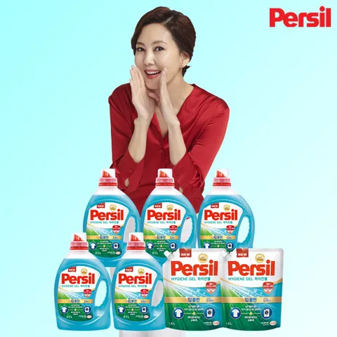 퍼실 하이진젤 플러스 (일반&드럼겸용) 2.7L x 5통 + 1.8리터 x 2팩 +할인쿠폰