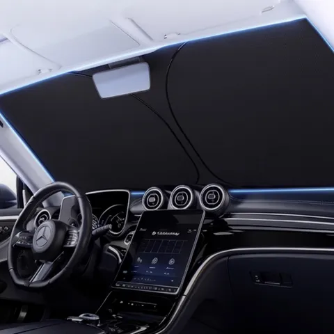 [갓샵] 자동차 앞유리 차량용 차량 햇빛가리개 [원터치 전차종 호환 햇빛 열기 차단 가리개 창문 썬바이저 +할인쿠폰