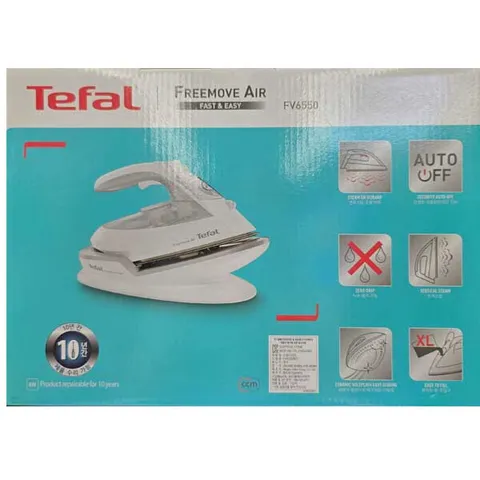 테팔 스팀다리미 무선다리미 프리무브 에어 FV6550 초경량/자가세척