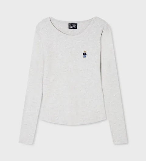 [현대백화점] [후아유] Steve Ribbed Long Sleeve T-shirt WHLAG3851F