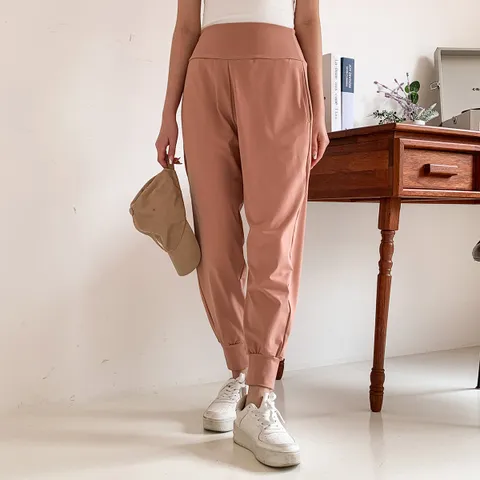 네쥬 여성 봄 여름 편한 밴딩 캐주얼 배기 조거 팬츠