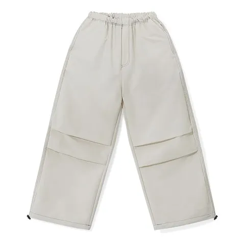 [하프클럽/엠엔씨]스티치 무릎핀턱 와이드팬츠 (MDIP966DS)