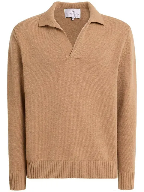 [해외배송] 울 니트 브이넥 폴로 B0061870179