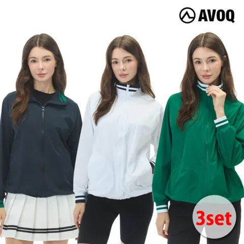 [AVOQ] 아보크 26SS 컬러 블록 집업 재킷 3종 - 현대Hmall
