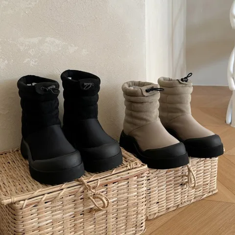 H스타일(YS)Cd0097몽벨럭셔리패딩방한부츠 여성 겨울 패딩부츠 방한 붓츠 부추 - 현대Hmall