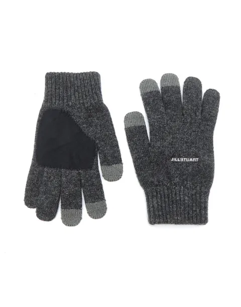 [현대백화점] [질스튜어트ACC] 그레이 로고자수 울캐시미어혼방 스마트터치 남자장갑 JUGV5F702G2 +할인쿠폰(*선물포장(쇼핑백동봉)은배송메세지란에남겨주세요*)