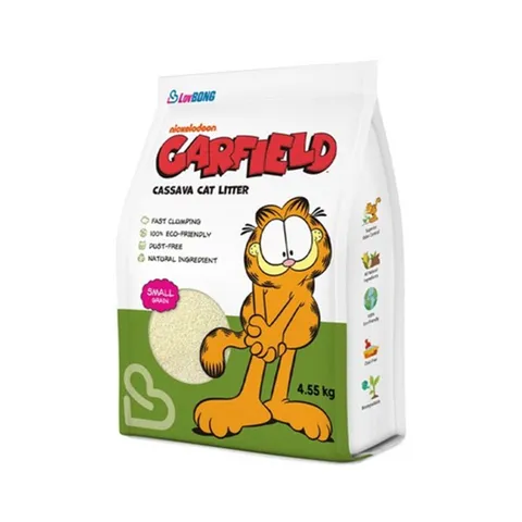 가필드 고양이모래 카사바 천연성분 모래 그린(가는입자) 4.55kg