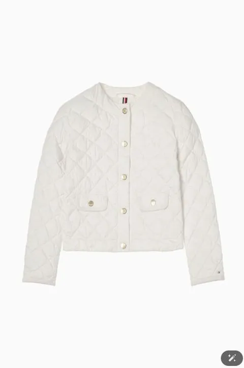 [현대백화점] [타미힐피거여성]T22F7PJC050WT1 골드 버튼 퀼팅 자켓 +할인쿠폰