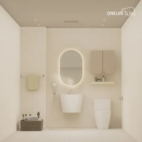 대림바스 오트뮬리 LED거울 디자인장 소형욕실 리모델링 +할인쿠폰