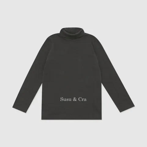 [현대백화점] [슈슈앤크라] 조안 폴라티셔츠 - 다크그레이 023406BAD04DG