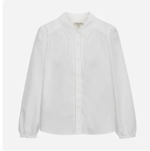 [현대백화점] [써스데이아일랜드](T256MBL133W)플라워자수 셔츠형 블라우스