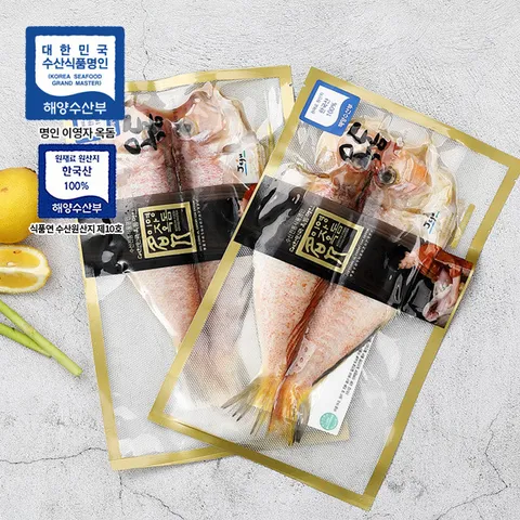 명인이영자옥돔 200g2마리-선물포장